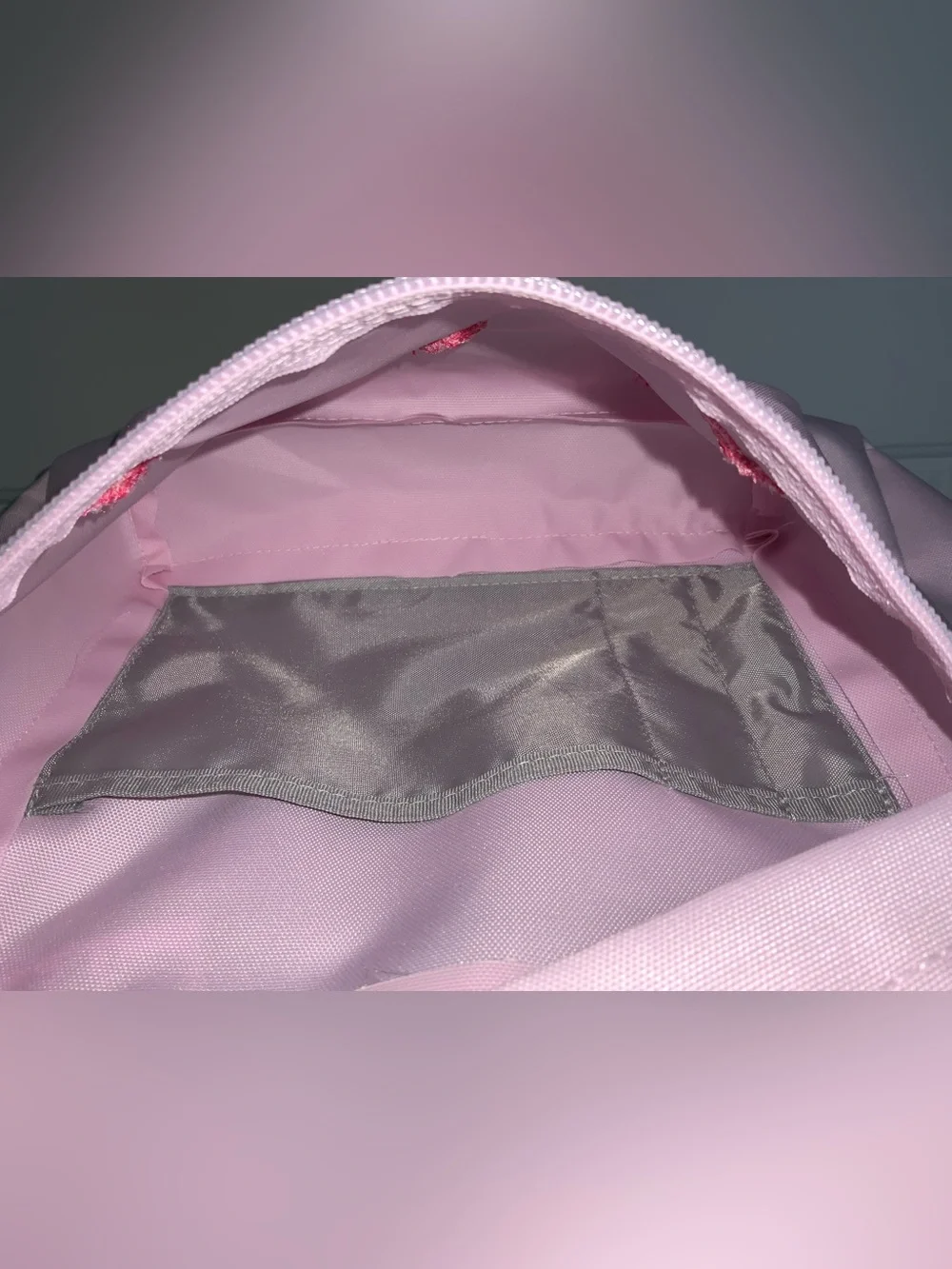 JanSport SuperBreak Plus Embroidered Pink Bows backpack